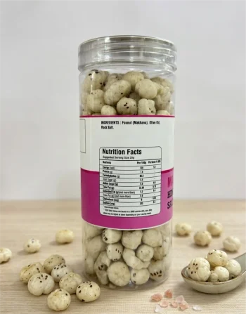 Nut's Basket Roasted Makhana – Himalayan Salt