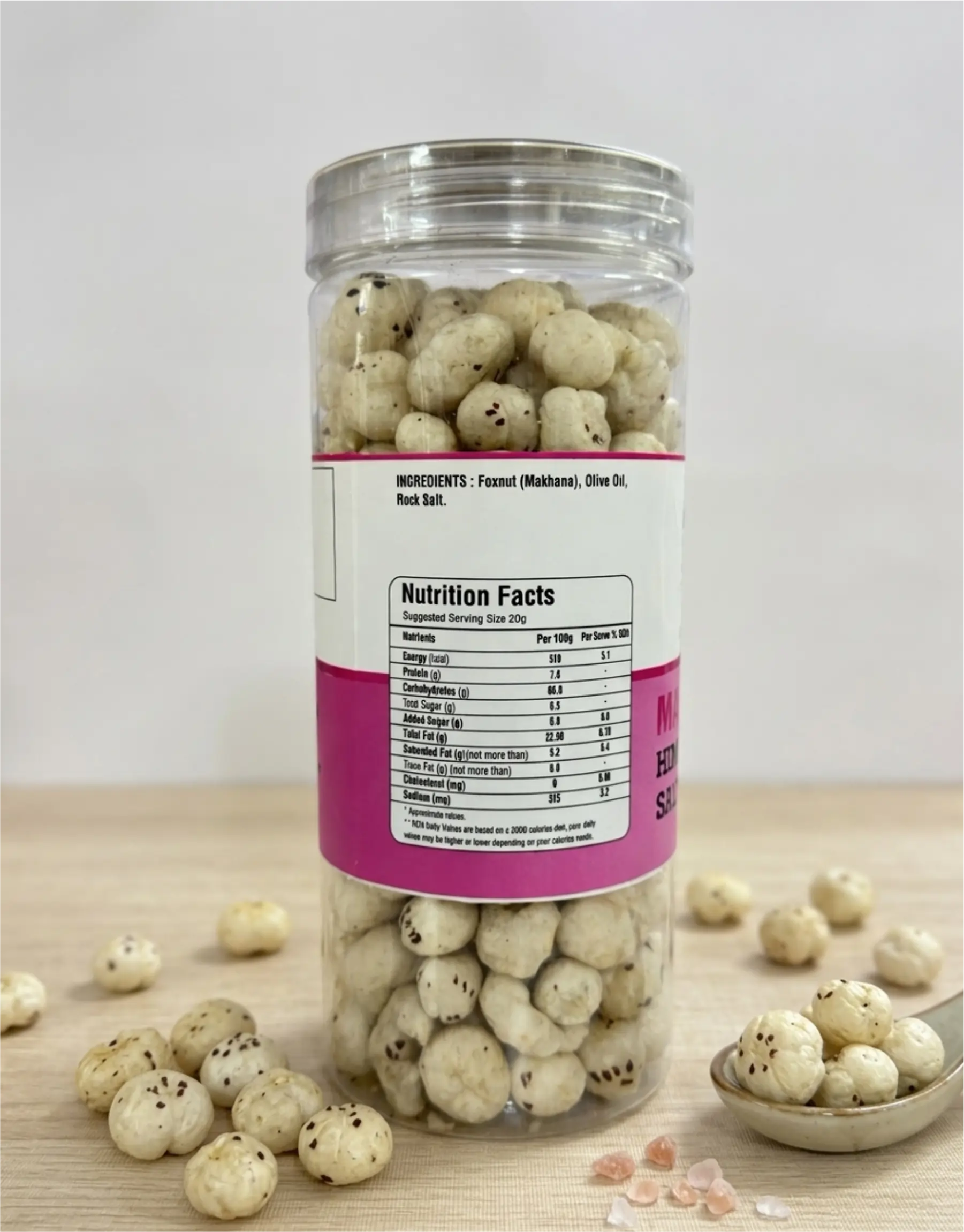 roasted makhana-2 Nut's Basket Roasted Makhana – Himalayan Salt