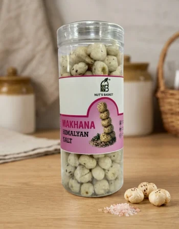 Nut's Basket Roasted Makhana – Himalayan Salt